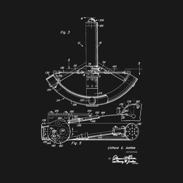 Impact Responsive Distress Signal Device Vintage Patent Hand Drawing by TheYoungDesigns