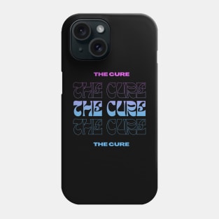 The Cure // Typography Fan Art Design Phone Case