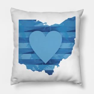 Ohio Heart Pillow