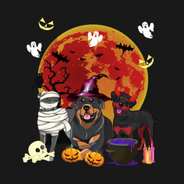 Rottweiler Dog Halloween Shirt Rottweiler Dog Halloween Long Sleeve