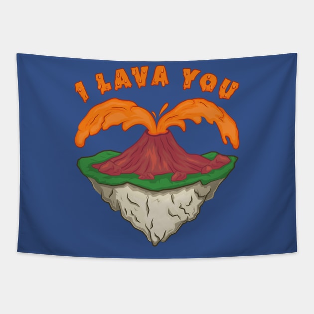 I lava you Tapestry by Mako Design 