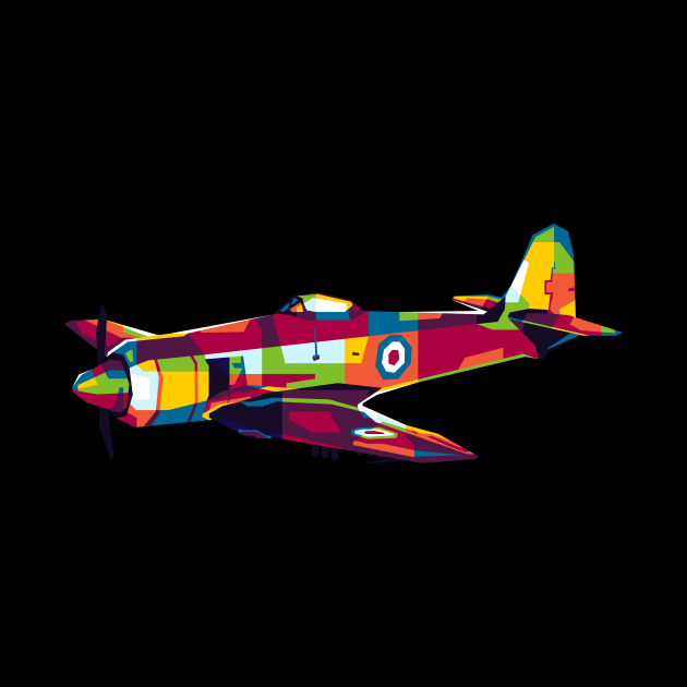 Hawker Sea Fury by wpaprint