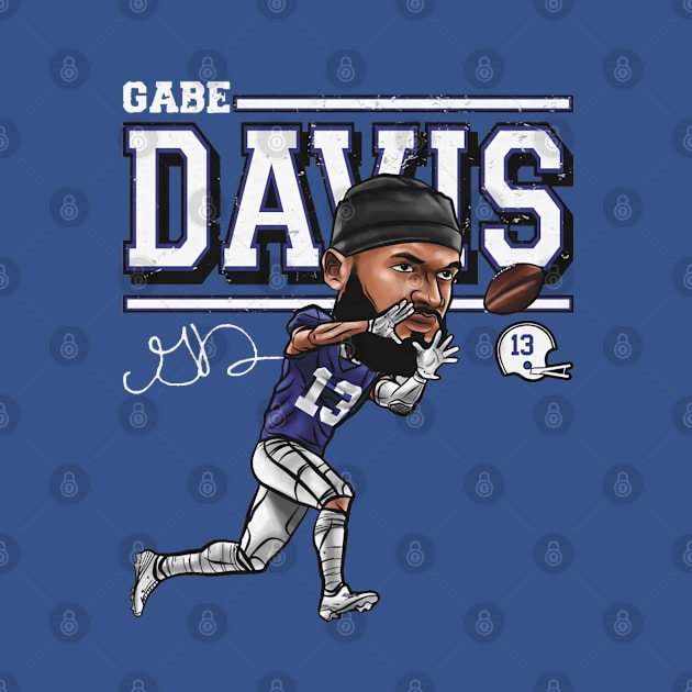 Gabriel Davis Buffalo Cartoon by Chunta_Design