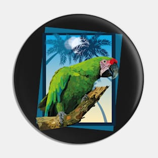 Ambiguous Macaw Pin