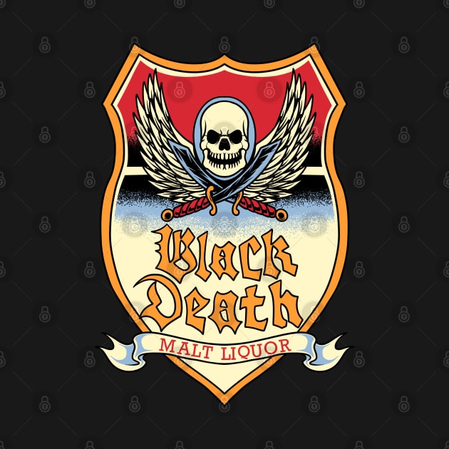 Black Death Malt Liquor by margueritesauvages