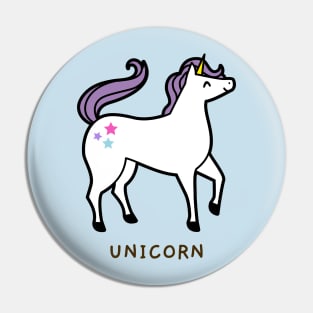 Cute Pastel Unicorn Pin