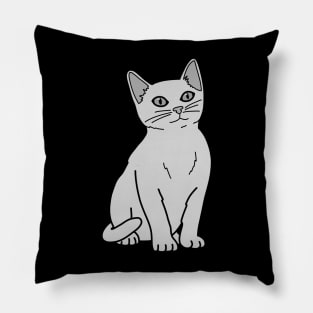 Russian Blue Cat Pillow