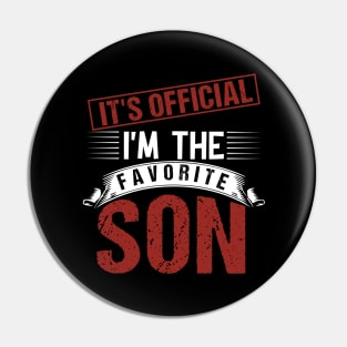 it's official i'm the favorite son funny family quotes Pin