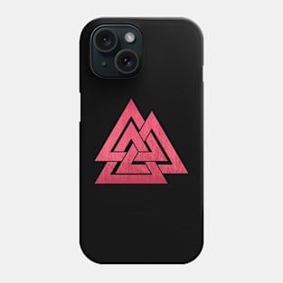 Valknut red Phone Case