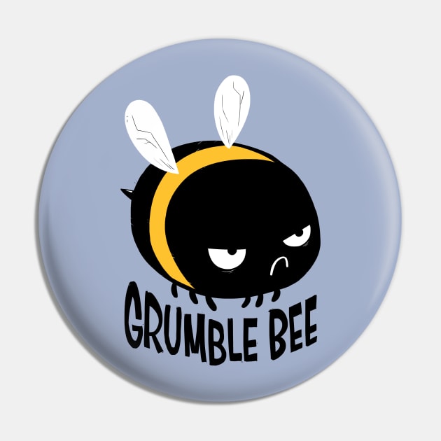 Grumble Bee Pin by Hey Bob Guy