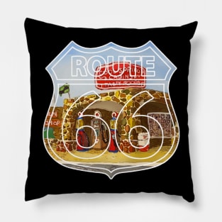 Route 66 - Cool Springs gas station in Arizona- WelshDesigns Pillow