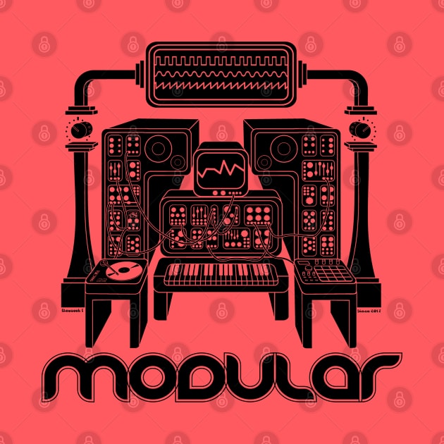 Modular Synthesizer Musician by Mewzeek_T