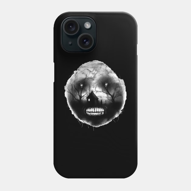 Haunted House Phone Case by LoudMouthThreads