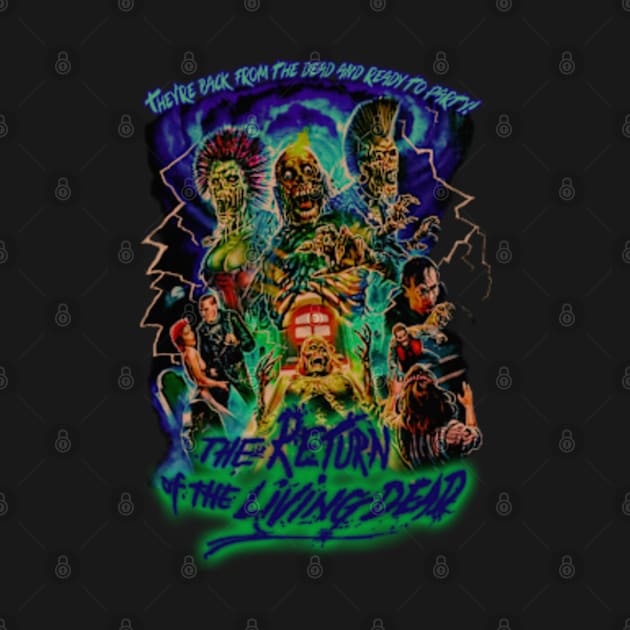 The Return Of The Living Dead, Vintage Horror. (Version 2) by The Dark Vestiary