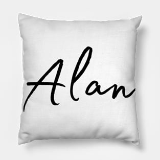 Alan Name Calligraphy Pillow