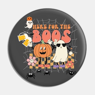 Here for the boos cute retro Pin