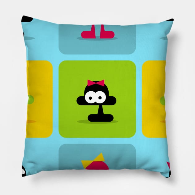 Little men Pillow by Penkin Andrey