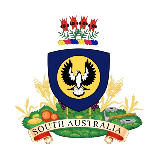 Coat of arms of South Australia by Wickedcartoons