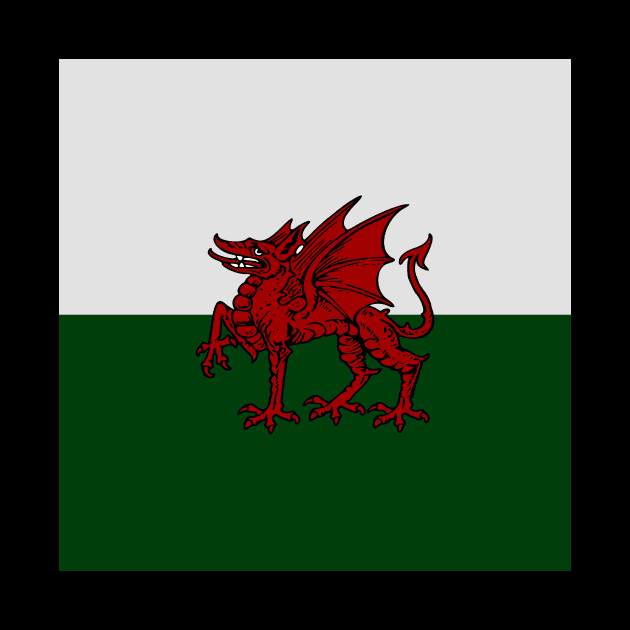 Welsh Dragon by blackroserelicsshop@gmail.com