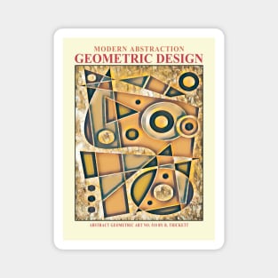 Geometric Abstract No. 510 Exhibition Art Poster Magnet