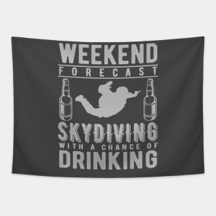 Weekend Forecast Skydiving With a Chance of Drinking Tapestry