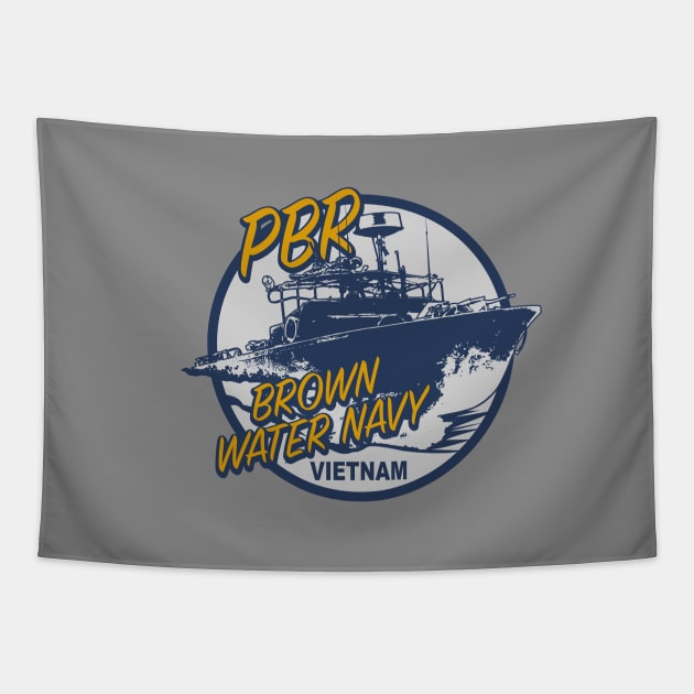 PBR - Brown Water Navy Vietnam Tapestry by TCP