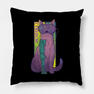 Cyber Cat Pillow