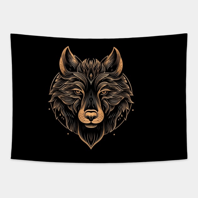 wolf is my soul animal Tapestry by adigitaldreamer