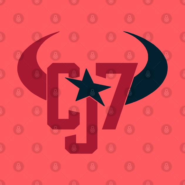 CJ7, Houston Football design by FanSwagUnltd