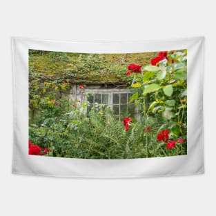 Cottage window. Tapestry