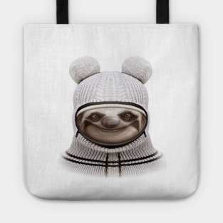 sloth wearing sweater Tote