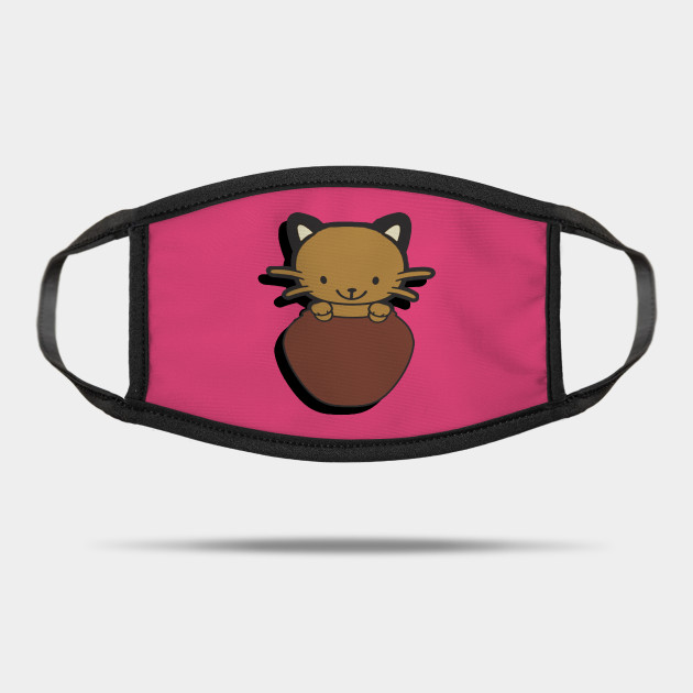 Cat In A Barrel Cat In A Barrel Mask Teepublic