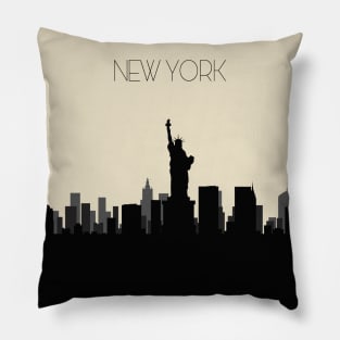 New York City Skyline Pillow