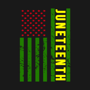 Juneteenth American Flag T-Shirt