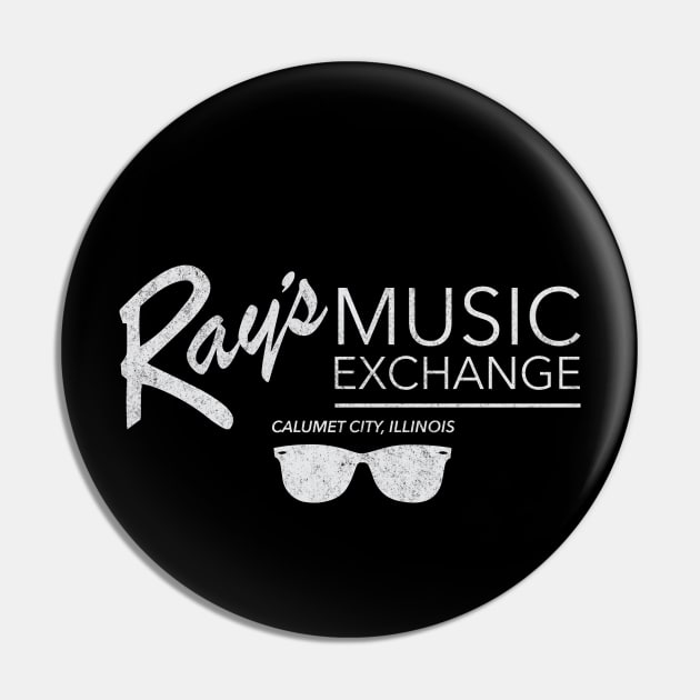 Ray's Music Exchange - Calumet City, Illinois - vintage logo Pin by BodinStreet