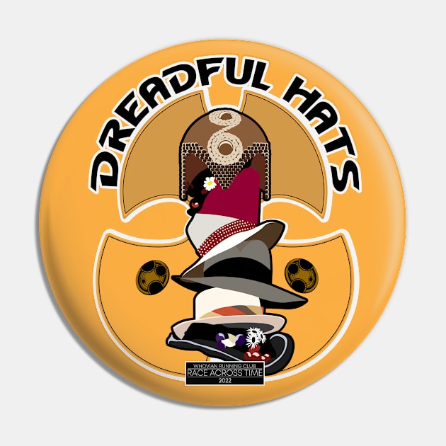 Dreadful Hats Pin by Fanthropy Running Clubs