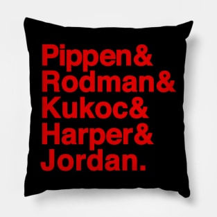 1998 Chicago Basketball Pillow