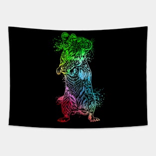 Colorful degu Tapestry