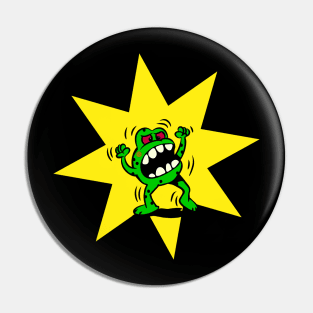 Angry Little Monster Pin