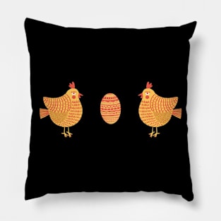 The chickens and the egg Pillow