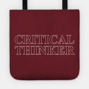 Critical Thinker Tote