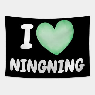 I Love Ningning aespa Tapestry