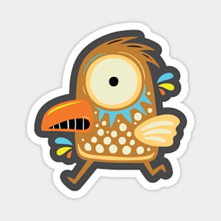 Stressed Alien Chuck Chicken Magnet