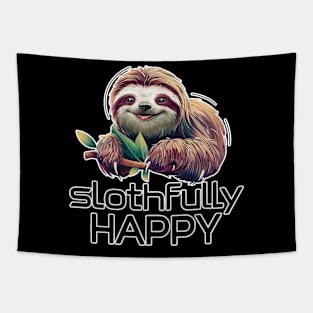 Sloth Lover - Slothfully Happy Tapestry