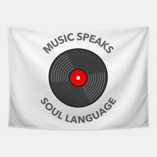 Music Speaks Soul Language Tapestry