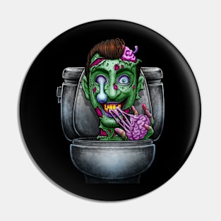 Horror toilet Monster #49 Pin