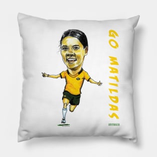 Sam Kerr - Australian womens football Pillow