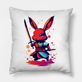 Ninja Bunny Pillow