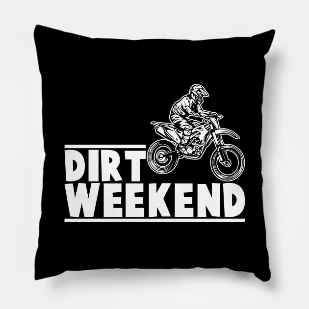 Dirt Bike Pillow by maxcode