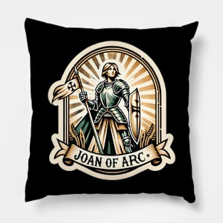 Joan of Arc: Stand with the Warrior Saint Pillow